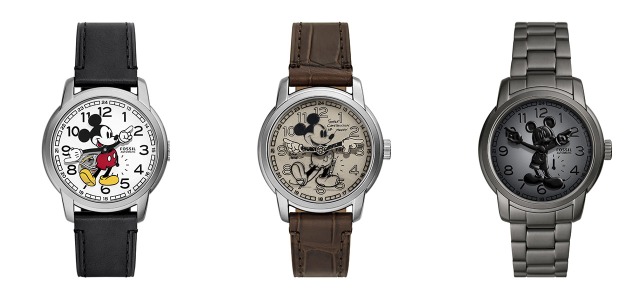 Fossil Unveils the First Limited Collaboration Series Celebrating Disney's 100th Anniversary.