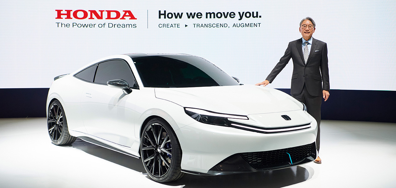 プレリュードが復活へ。ジャパンモビリティショーでコンセプトモデルを披露｜HONDA