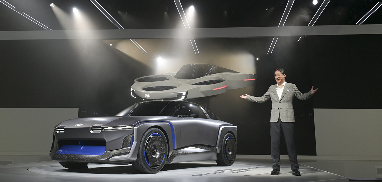 Subaru Debuts "Flying Mobility" Concept, a World First | SUBARU