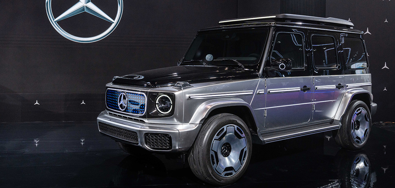 Mercedes-Benz presents the all-electric G-Class concept, the 'Concept EQG', for the first time in Japan | Mercedes Benz