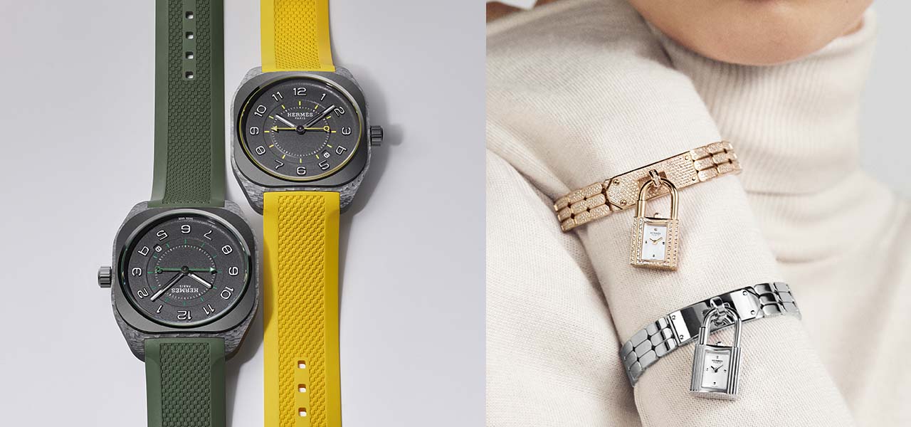 エルメス2023AW新作「エルメス H08」「ケリー」鮮やかに輝くウオッチを展開｜HERMÈS