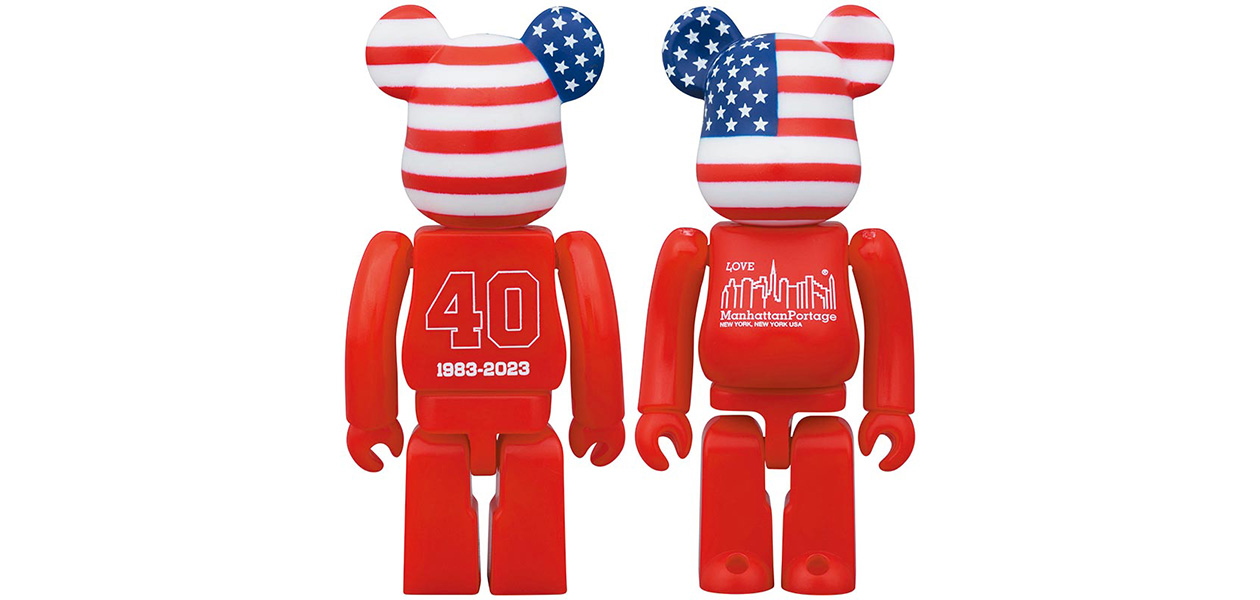 BE@RBRICK included to commemorate Manhattan Portage's 40th anniversary | MEDICOM TOY