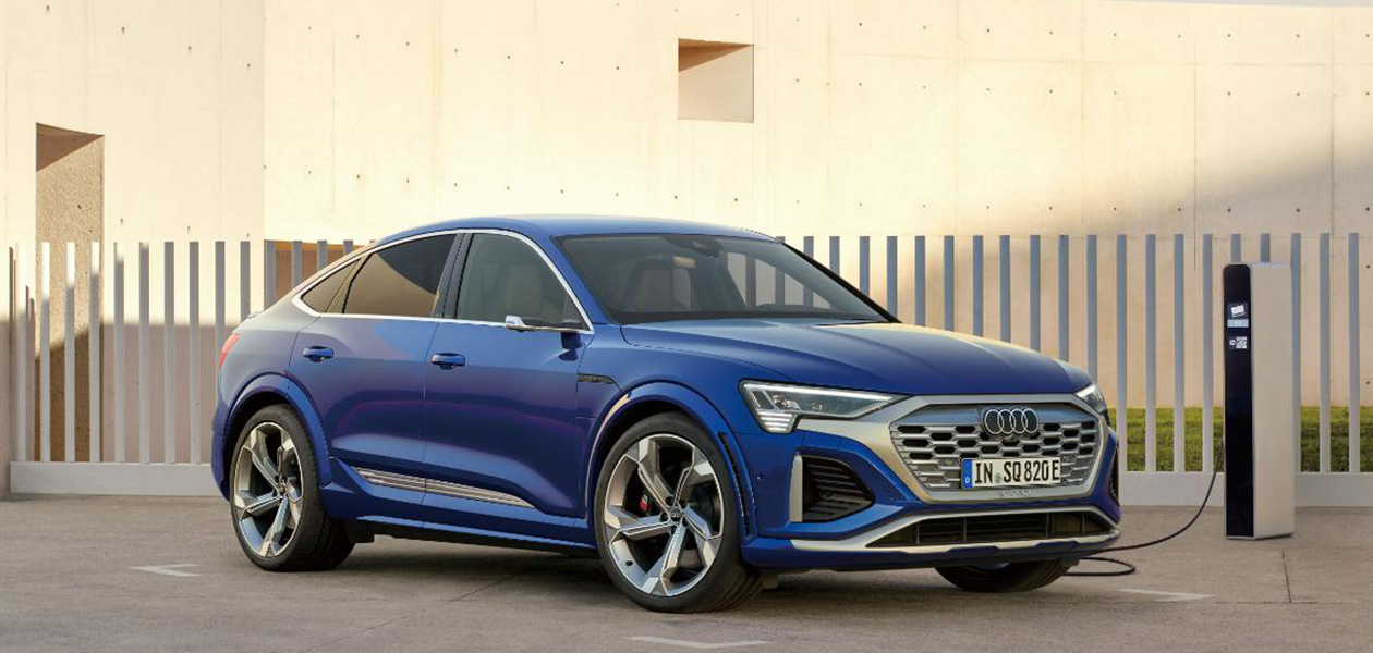 アウディのフラッグシップEV「Q8 e-tron」によりスポーティなグレード「SQ8 スポーツバック e-tron」が誕生｜Audi