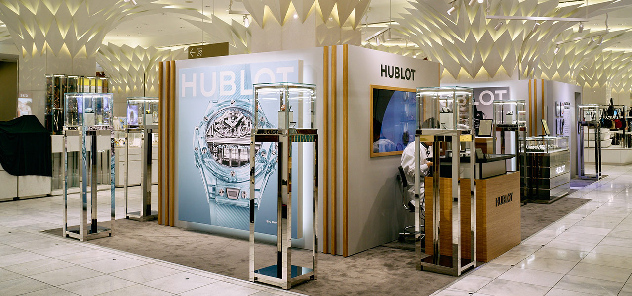 ウブロが、日本橋三越本店で革新的なポップアップイベントを開催中！｜HUBLOT