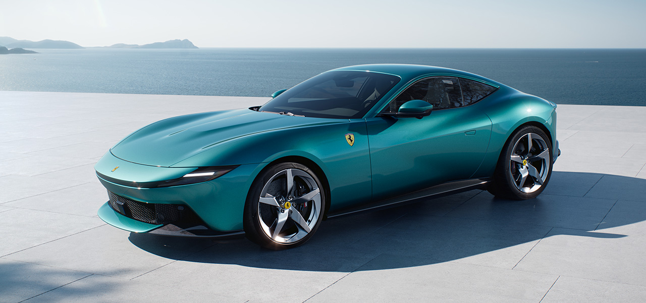The successor to the Ferrari Roma, the Amalfi, makes its world premiere.