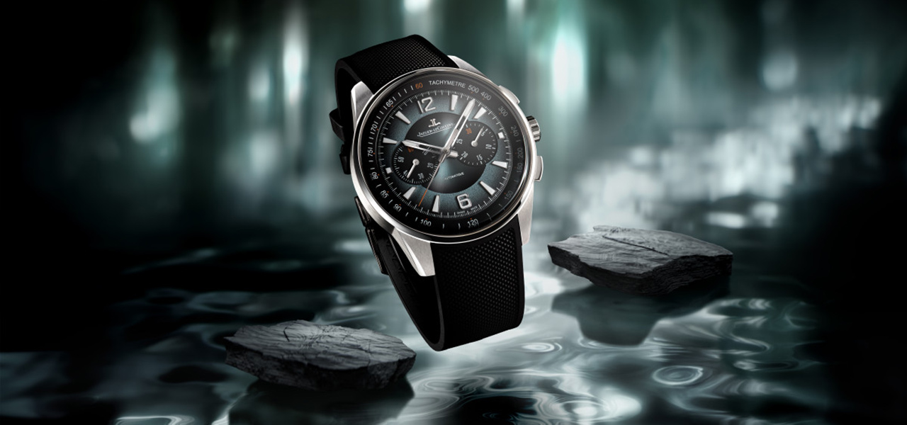 Jaeger-LeCoultre's Polaris Chronograph, showcased with an ocean-grey dial.