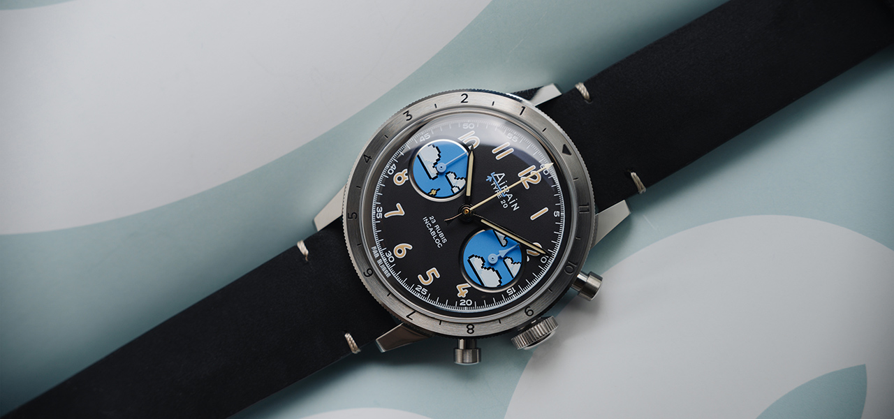 Eileen's pilot chronograph "Up in the Air": where art and tradition intersect.
