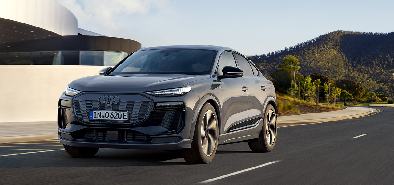 A dynamically sculpted electric mid-size SUV coupe has arrived.