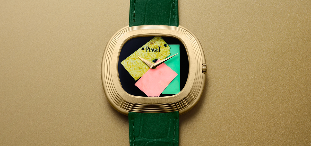 Andy Warhol's aesthetic sensibility, as expressed through Piaget's timepieces.