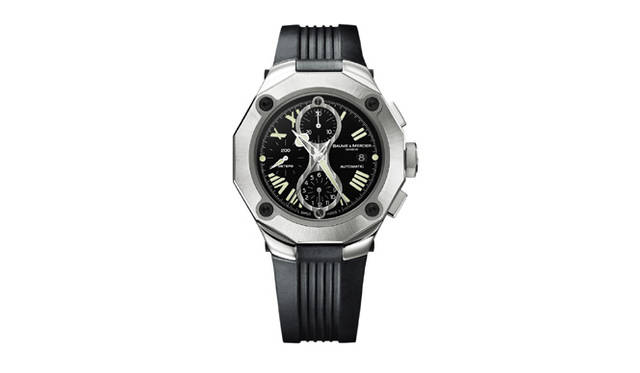 <strong>Baume & Mercier｜ボーム＆メルシエ</strong>  リビエラS・マグナム　自動巻き　SSケース　ラバーベルト
