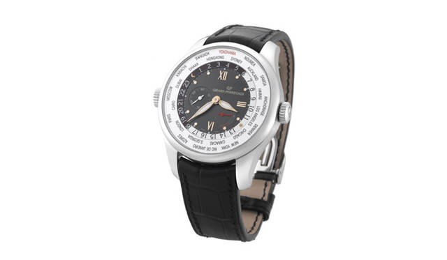 <strong>GIRARD-PERREGAUX｜ジラール・ペルゴ</strong>ww.tc フランソワ・ペルゴ　　自動巻き　SSケース　アリゲーターベルト