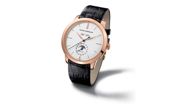 <strong>GIRARD-PERREGAUX｜ジラール・ペルゴ</strong> 1966 フルカレンダー　　自動巻き　18KPGケース　アリゲーターベルト