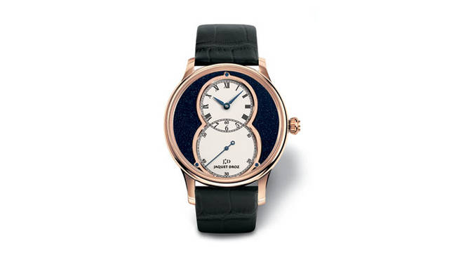<b>JAQUET DROZ｜ジャケ ドロー</b>　グラン・セコンド ミディアム アヴェンチュリーヌ　　自動巻き　18Kレッドゴールドケース　クロコダイルベルト