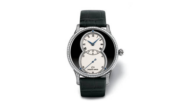 <b>JAQUET DROZ｜ジャケ ドロー</b>　グラン・セコンド ミディアム オニキス　セルティ　　自動巻き　18Kレッドゴールドケース　クロコダイルベルト