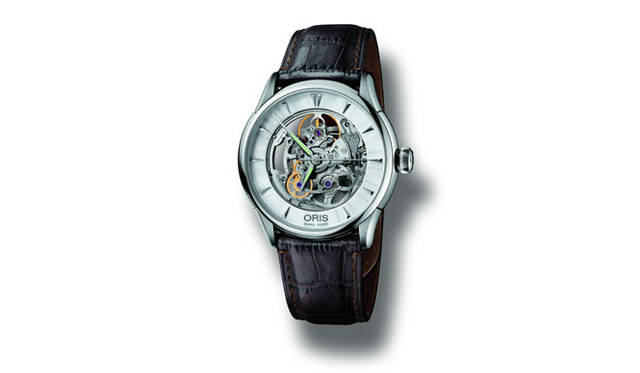 <b>ORIS｜オリス</b>　アートリエ スケルトン エンジン　　自動巻き　SSケース　アリゲーターベルト
