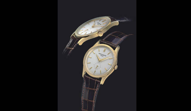 <strong>PATEK　PHILIPPE｜パテック フィリップ</strong>　カラトラバ 5196。パテックの角型モデルの総称である「ゴンドーロ」からは一転、写真はパテックの丸型モデルの総称である「カラトラバ」の代表作「Ref.5196」。1932年に発表されたカラトラバ初代モデルのオリジンを継承する、気品あるドレスウォッチ。