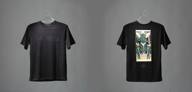 07 A/W COLLECTION 【TAROT】　T-SHIRT　「THE DEVIL」　|　COLOR:WHITE、BLACK、H.GRAY　PRICE:7000円