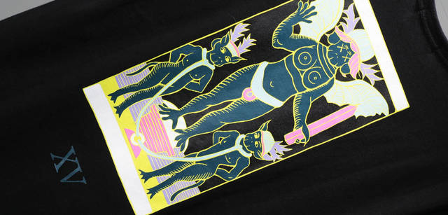 07 A/W COLLECTION 【TAROT】　T-SHIRT　「THE DEVIL」　|　COLOR:WHITE、BLACK、H.GRAY　PRICE:7000円