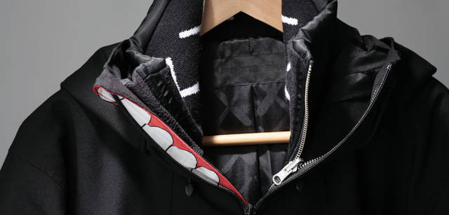 07 A/W COLLECTION 【TAROT】　GORE-TEX JACKET　|　COLOR:BLACK×RED（ZIP）、BLACK×GREEN（ZIP）　PRICE:7万7000円