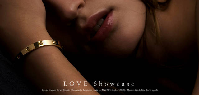 <b>LOVE BRACELET YG COLOR STONE<b>