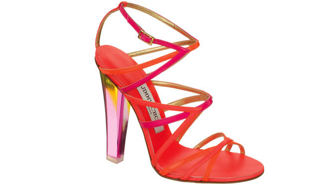 <strong>ジミーチュウ｜JIMMY CHOO 2009 CRUISE COLLECTION</strong> model「POPPY」115mm　18万3750円