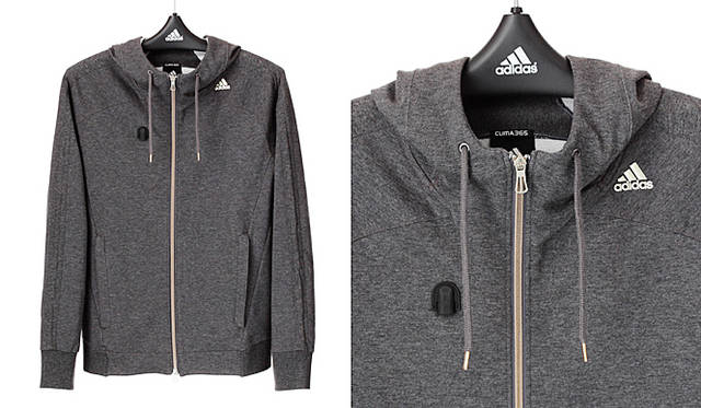　「adidas-premiumstyle」 PS ストレッチ フレンチテリー フーデッドパーカー（E07187）1万2600円