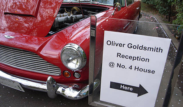 <strong>OLIVER GOLDSMITH Reception @No.4 House</strong>