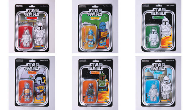 STAR WARS<SUP>TM</SUP> KUBRICK BOBA FETT<SUP>TM</SUP> COLLECTION SET OF 6pcs. COLLECTORS EDITION