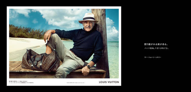LOUIS VUITTON CORE VALUES CAMPAIGN 2008｜サー・ショーン・コネリーとルイ・ヴィトンは、地球温暖化防止プロジェクトを支援している。