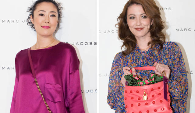MARC JACOBS｜　左から、寺島しのぶさんと山本モナさん
