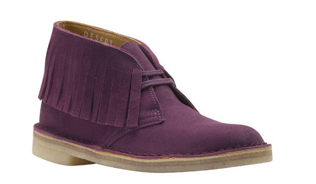 Clarks Originals Desert Boot 60th Anniversary Special Edition "Purple Suede" ¥19,740 (Women's)