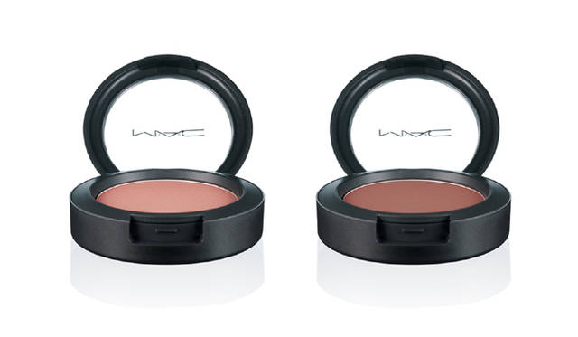 M·A·C "Make-Up Art Cosmetics" (Richard Phillips) Powder Blush (2 limited edition shades) ¥3,150 each<br>The Perfect Cheek (Blue Pink), Notable (Warm Brown)