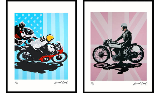 CONRAD LEACH｜コンラッド・リーチ　左より、Banner Racers、Norton Jack