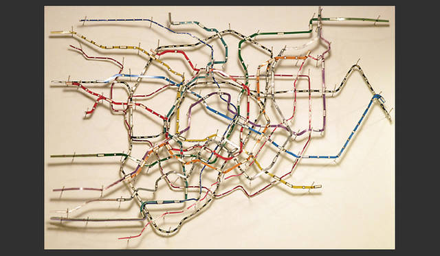 寺山紀彦「metro map」 2008
