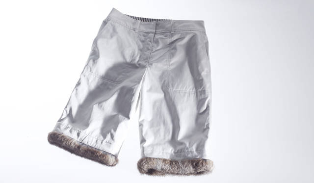 <b>LANVIN SPORT｜ランバン スポール</b>　ファートリミングショーツ（ウィメンズ） 3万5700円