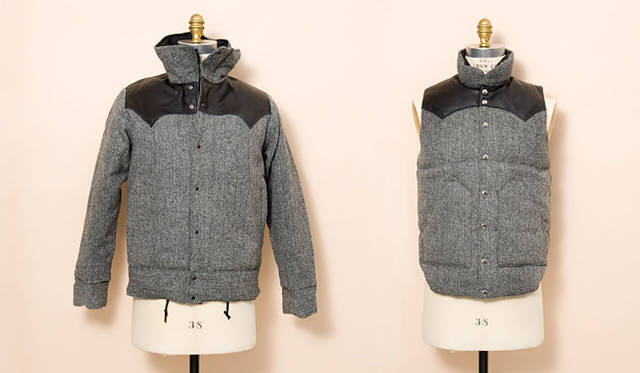 <b>UNITED ARROWS│ユナイテッドアローズ</b>　「ロッキーマウンテン フェザーベッド」 ダウンベスト7万3500円、ダウンブルゾン9万9750円