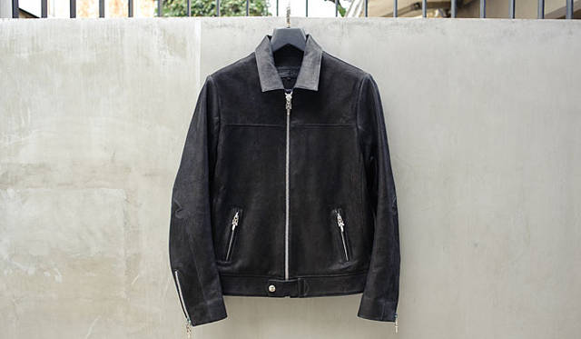 <b>CHROME HEARTS｜クロムハーツ</b>　ゴートレザーブルゾン 49万1400円