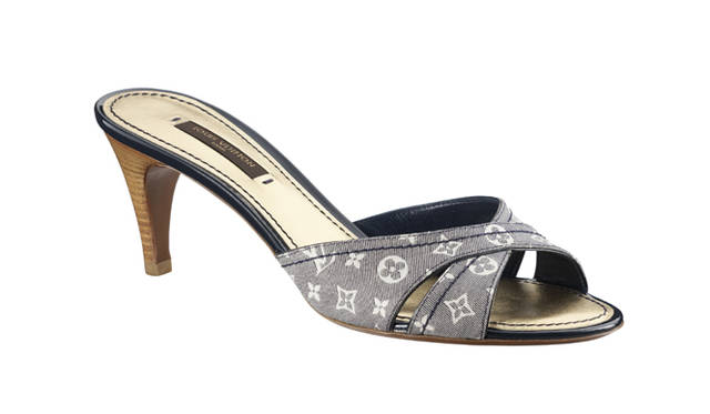 ルイ・ヴィトン｜LOUIS VUITTON｜「キス ミー・ライン」 ミュール  [H6.5cm] 6万900円<br/>　©LOUIS VUITTON/LB PRODUCTION