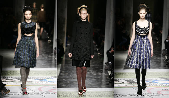 プラダ｜PRADA｜2010-11秋冬コレクションより。