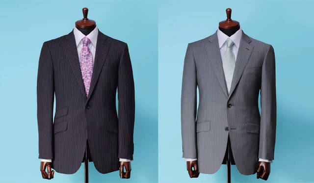 <strong>RICHARD JAMES｜リチャード ジェームス</strong>  2010春夏コレクション<br />（左）スーツジャケット　9万7650円　（右）スーツジャケット　8万9250円