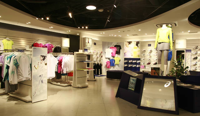 <b>asics</b> Interior of Asics Store Harajuku