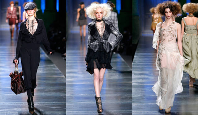 <b>萩原輝美｜CHRISTIAN DIOR｜クリスチャン ディオール</b>　2010年秋冬コレクションより。