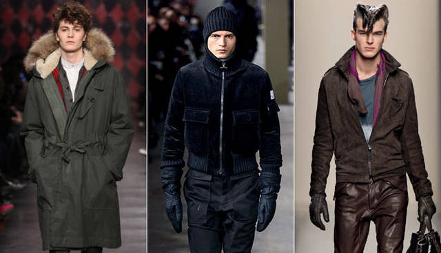 左から<b>PAUL SMITH、MONCLER GAMME BLEU、BOTTEGA VENETA</b>