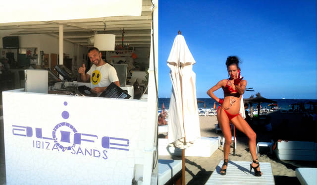 Ibiza Chillout Lounge Vol.03｜MUSIC　『Sands』　有名DJをよんでビーチパーティも開催される。パーティーには、こんなノリノリのお客さんがいっぱい！