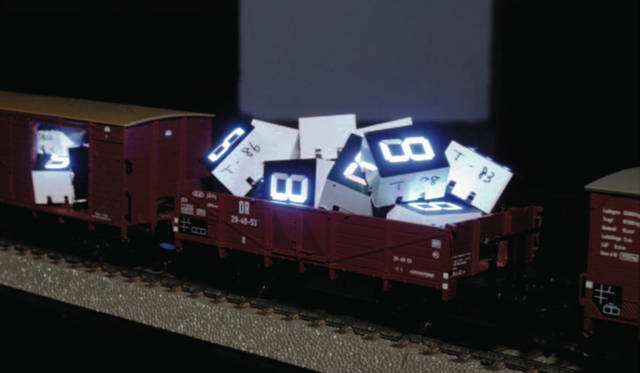 <strong>MIYAJIMA Tatsuo｜宮島達男「Time Train」展　@Six</strong>　　©Tatsuo Miyajima Office