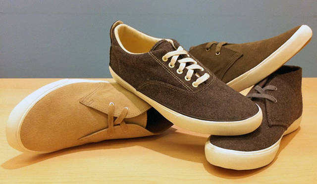<strong>Gap｜ギャップ</strong>　「Gap ＋ Keds コレクション」　Chukka Suede 9800円、Chukka Wool 7900円、Anchor Wool 6900円