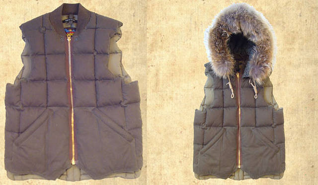 <strong>NIGEL CABOURN｜ナイジェル・ケーボン</strong>　「CANADIAN VEST」SOLID 7万7000円