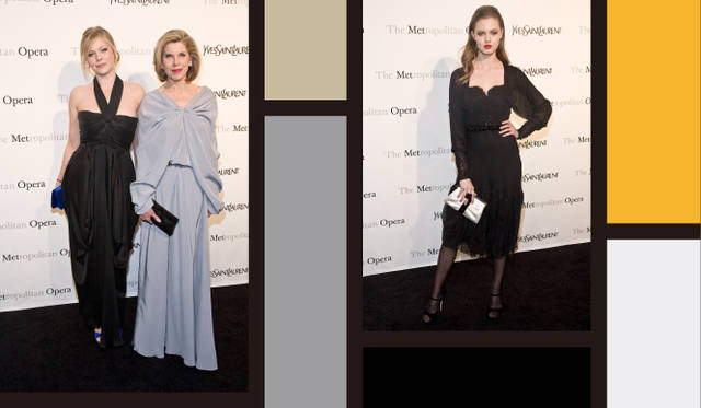 <strong>YVES SAINT LAURENT｜イヴ・サンローラン</strong> 左／クリスティン・バランスキー（女優）、右／リンジー・ウィクソン（女優）　　Images credit : Zandy Mangold/KillDisco Design 