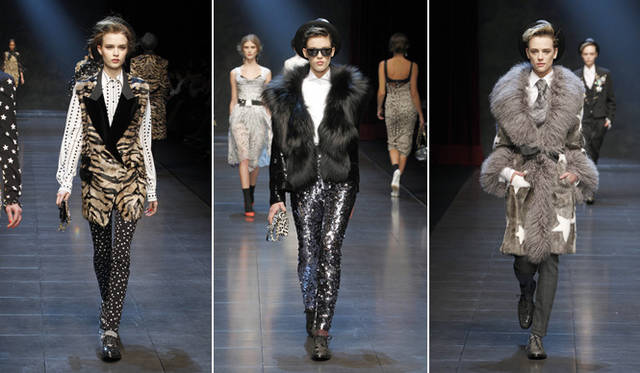 <strong>DOLCE&GABBANA｜ドルチェ＆ガッバーナ</strong>　2011年秋冬コレクションより