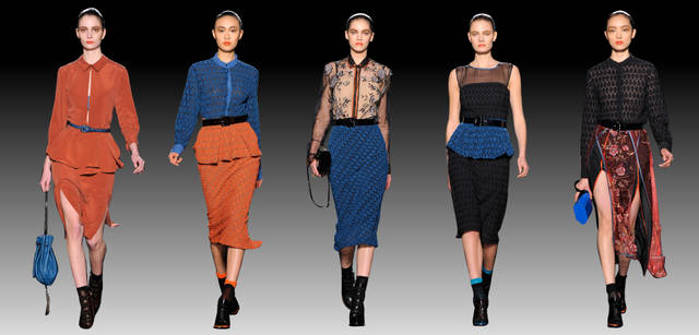 <strong>SPORTMAX｜スポーツマックス</strong>　2011-12秋冬コレクションより。